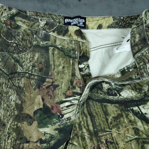 Mossy Oak Break-Up Infinity Pants Mens 36x30 Camo Hunting Outdoor Cotton - Picture 4 of 14